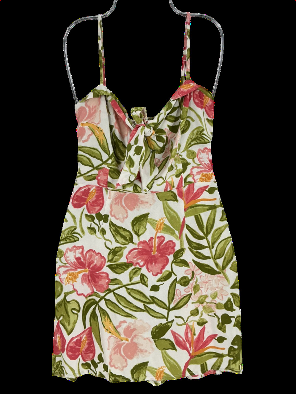 Reformation Helm Floral Mini Dress Multicolor Size 0